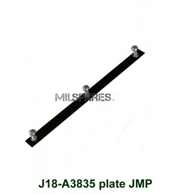 Glove box door hinge plate